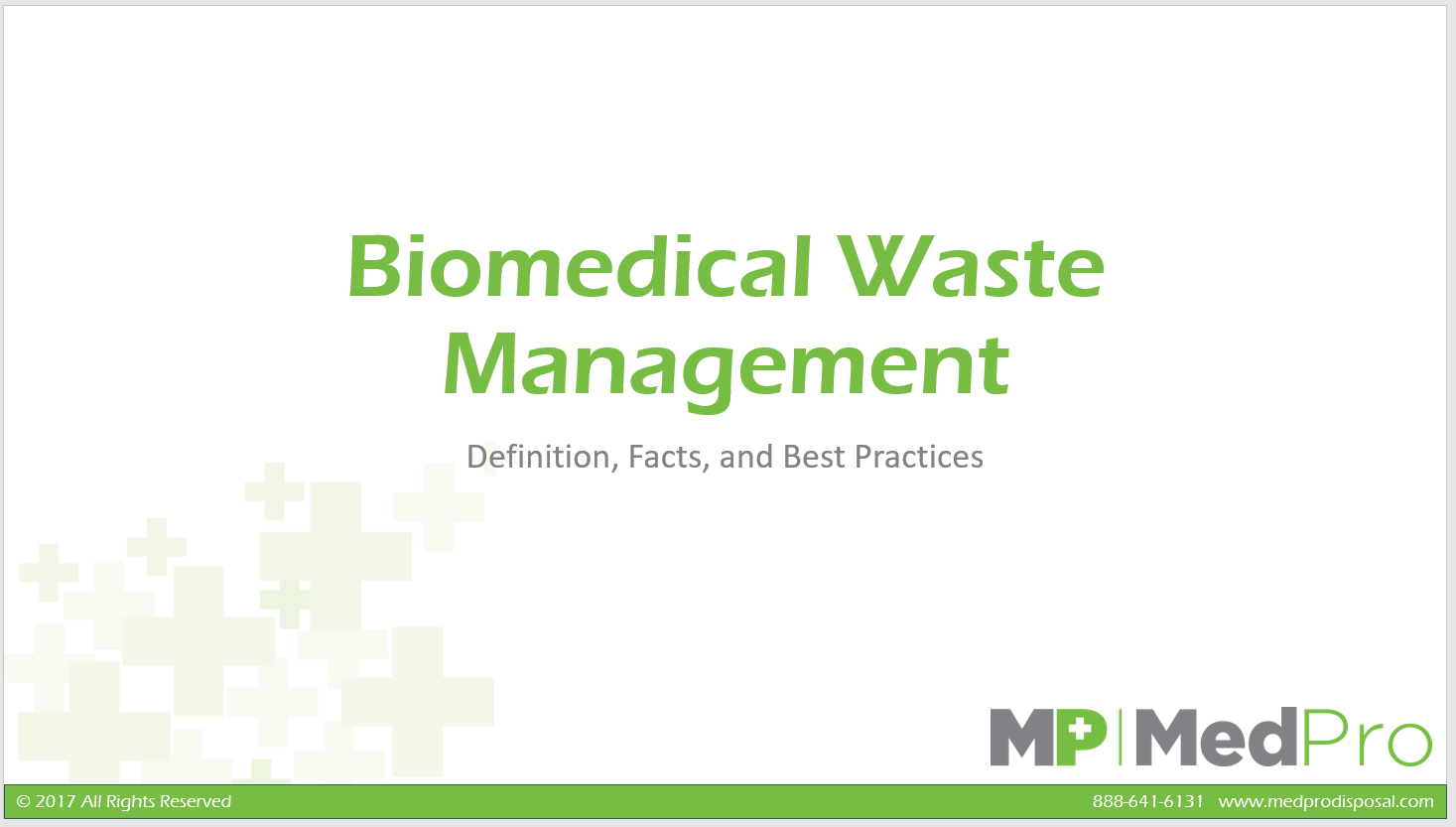 How To Plan For Best Biomedical Waste Management With PPT 2022 